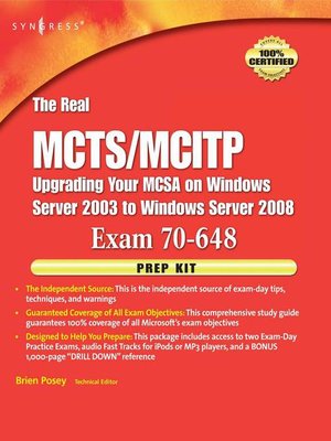 cover image of The Real MCTS/MCITP Exam 70-648 Prep Kit
